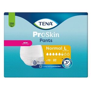 TENA Proskin Pants Normal inkontinenční kalhotky L 5, 5 kapky 18 kusů obraz