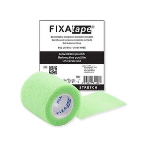 FIXAPLAST Fixatape stretch samofixační obinadlo 5 cm x 450 cm zelené 1 kus obraz