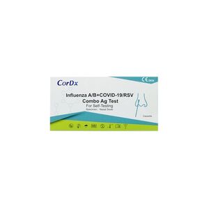 CORDX Respirační multitest Influenza A/B+COVID-19/RSV Combo AG 4v1 1ks obraz