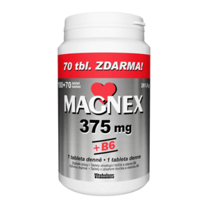 MAGNEX 375 mg + vitamin B6 250 tablet obraz