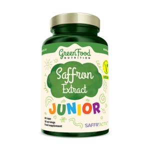 GREENFOOD NUTRITION Junior saffron extract 60 kapslí obraz