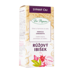 DR. POPOV Růžový ibišek čaj 100 g obraz