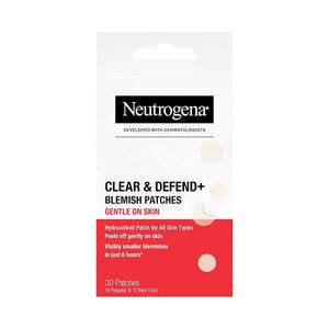 NEUTROGENA Clear & defend+ náplasti na nedokonalosti sensitive 30 kusů obraz