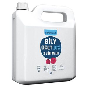 ALLNATURE Bílý ocet 10 % s vůní malin 5 l obraz