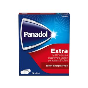 PANADOL Extra 500mg/65mg 24 potahovaných tablet IV obraz