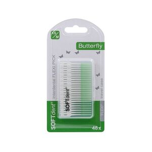 SOFTDENT Butterfly Dentální párátka flexi pick 48 ks obraz