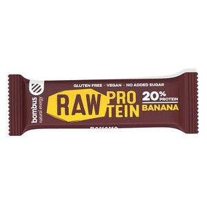 BOMBUS Raw proteinová tyčinka banánová 50 g obraz