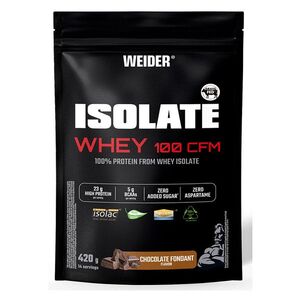 WEIDER Isolate whey 100 cfm čokoládový fondán 420 g obraz