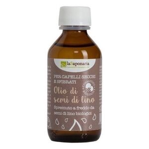 LA SAPONARIA Lněný vlasový olej za studena lisovaný BIO 100 ml obraz