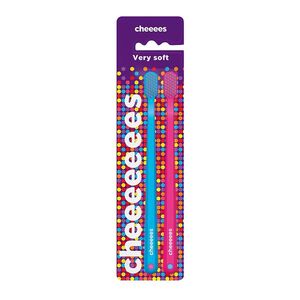 CHEEEES Zubní kartáčky s velmi jemnými vlákny v blistru 2 ks obraz