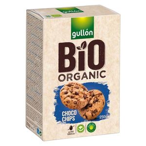 GULLÓN Sušenky s kousky čokolády BIO 250 g obraz