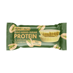 NUTRY NUTS Proteinové košíčky bílá čokoláda s pistáciemi 2 x 21 g obraz