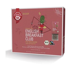 TEEKANNE Luxury bag English breakfast club černý BIO čaj 20 x 4 g obraz