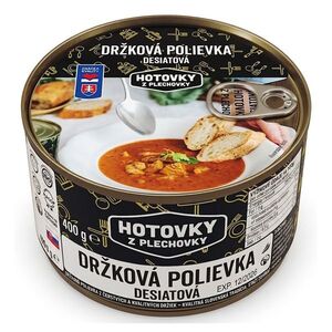 HOTOVKY Z PLECHOVKY Dršťková polévka svačinová 4 porce obraz