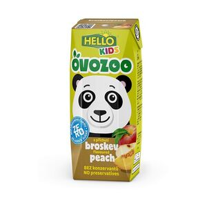 HELLO Ovozoo broskev zero 250 ml x 18 kusů obraz