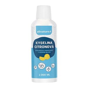 ALLNATURE Kyselina citronová roztok 1000 ml obraz