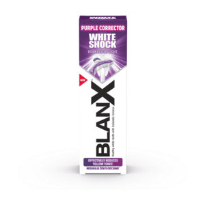 BLANX Zubní pasta White Shock Purple 75 ml obraz