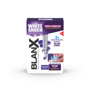 BLANX White Shock Purple Treatment bělící kúra + LED 20 ml obraz
