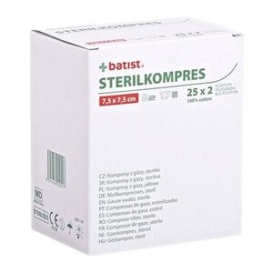 STERILKOMPRES 7.5 x 7.5cm 25 x 2 kusy obraz