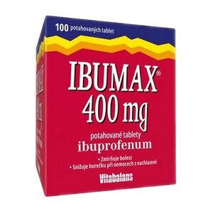 IBUMAX 400 mg 100 potahovaných tablet obraz