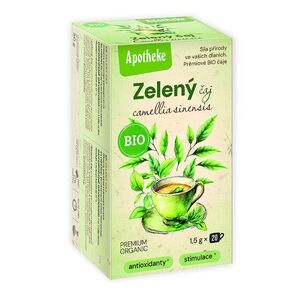APOTHEKE Čaj zelený camellia sinensis BIO 20 sáčků obraz