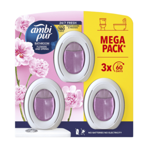 AMBI PUR Bathroom Osvěžovač vzduchu Flower & Spring 3 x 8 ml obraz