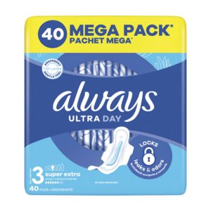 ALWAYS Ultra Day Hygienické vložky Super Extra 40 kusů obraz