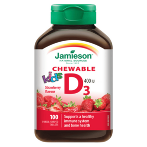JAMIESON Vitamín D3 kids jahoda 100 cucacích tablet obraz