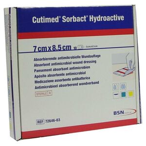 BSN MEDICAL Cutimed sorbact hydroactive 7cm x 8, 5cm 10ks 7264603 obraz
