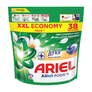 ARIEL Kapsle na praní Gold Orchid +Lenor 38 kusů obraz