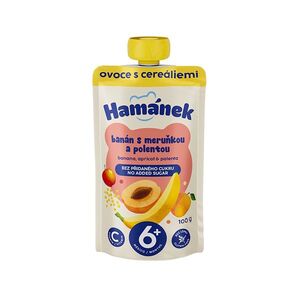 HAMÁNEK Jablko s banánem, meruňkou a polentou 6m+ 100 g obraz