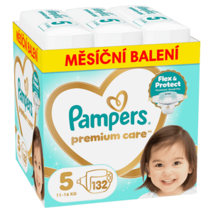 PAMPERS Premium care 5 plenky 11-16 kg 132 kusů obraz