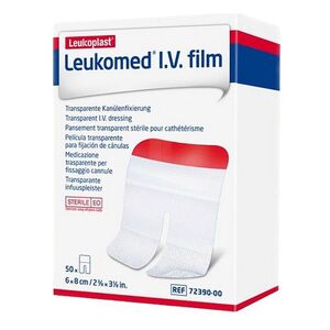 LEUKOMED IV Film sterilní krytí 6 x 8 cm 50 kusů obraz