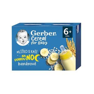 GERBER Cereal mlíčko s kaší banánové 2 x 200 ml obraz