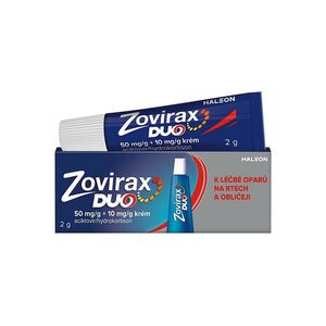 ZOVIRAX Duo 50mg/g+10mg/g krém 2g II obraz