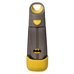 B.BOX Lahev na pití s brčkem Batman 600 ml obraz