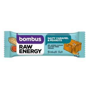 BOMBUS Raw energy salty caramel & peanuts 50 g obraz