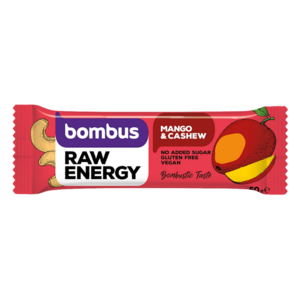 BOMBUS Raw Energy mango & cashew tyčinka 50 g obraz