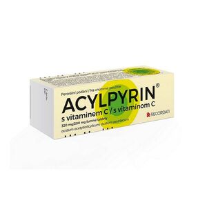 ACYLPYRIN® s vitaminem C 320mg/200mg šumivé tablety 12 kusů obraz