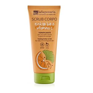LA SAPONARIA Tělový peeling s BIO ginkgo bilobou a vitamínem C 200 ml obraz