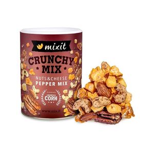 MIXIT Crunchy mix sýr, crunchy corn a oříšky s barevným pepřem 300 g obraz