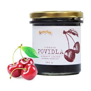 OVOCŇÁK Povidla višňová neslazená 380 g obraz