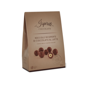ISPIRITI Lískové ořechy v mléčné čokoládě 120 g obraz