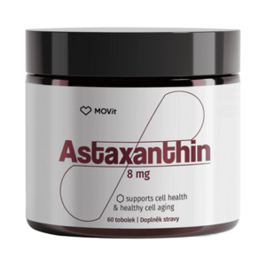 MOVIT ENERGY Longevity Astaxanthin 8 mg 60 tobolek obraz
