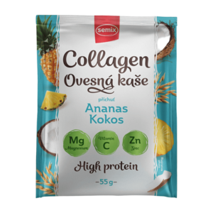 SEMIX Ovesná kaše s kolagenem s ananasem a kokosem se sladidlem 55 g obraz