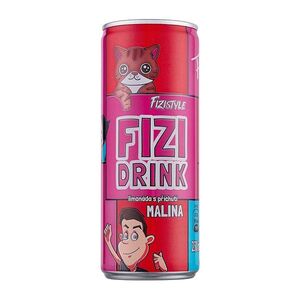 FIZI Drink limonáda s příchutí malina 250 ml obraz