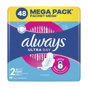 ALWAYS Ultra Day Hygienické vložky Super 48 kusů obraz