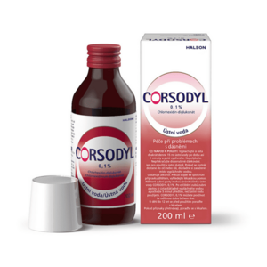 CORSODYL Ústní voda 0.1% 200 ml obraz