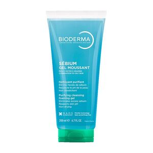 BIODERMA Sébium Moussant čisticí gel pro smíšenou a mastnou pleť 200 ml obraz