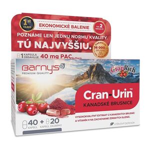 BARNY´S Cran-Urin megaPAC brusinky 60 kapslí obraz